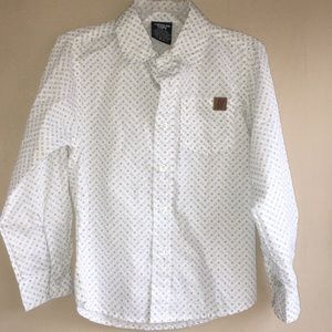Boys button down long sleeve dress shirt, NWT